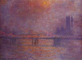 Claude Oscar Monet : Charing Cross Bridge, The Thames